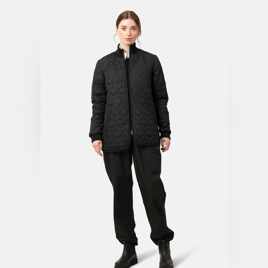 Ilse Jacobsen Short quilted A-shaped coat, size 8