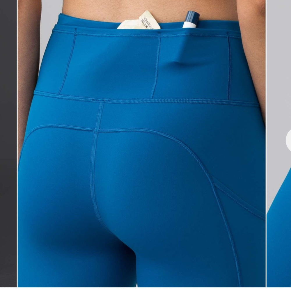 Lululemon fast and free crop, size 6