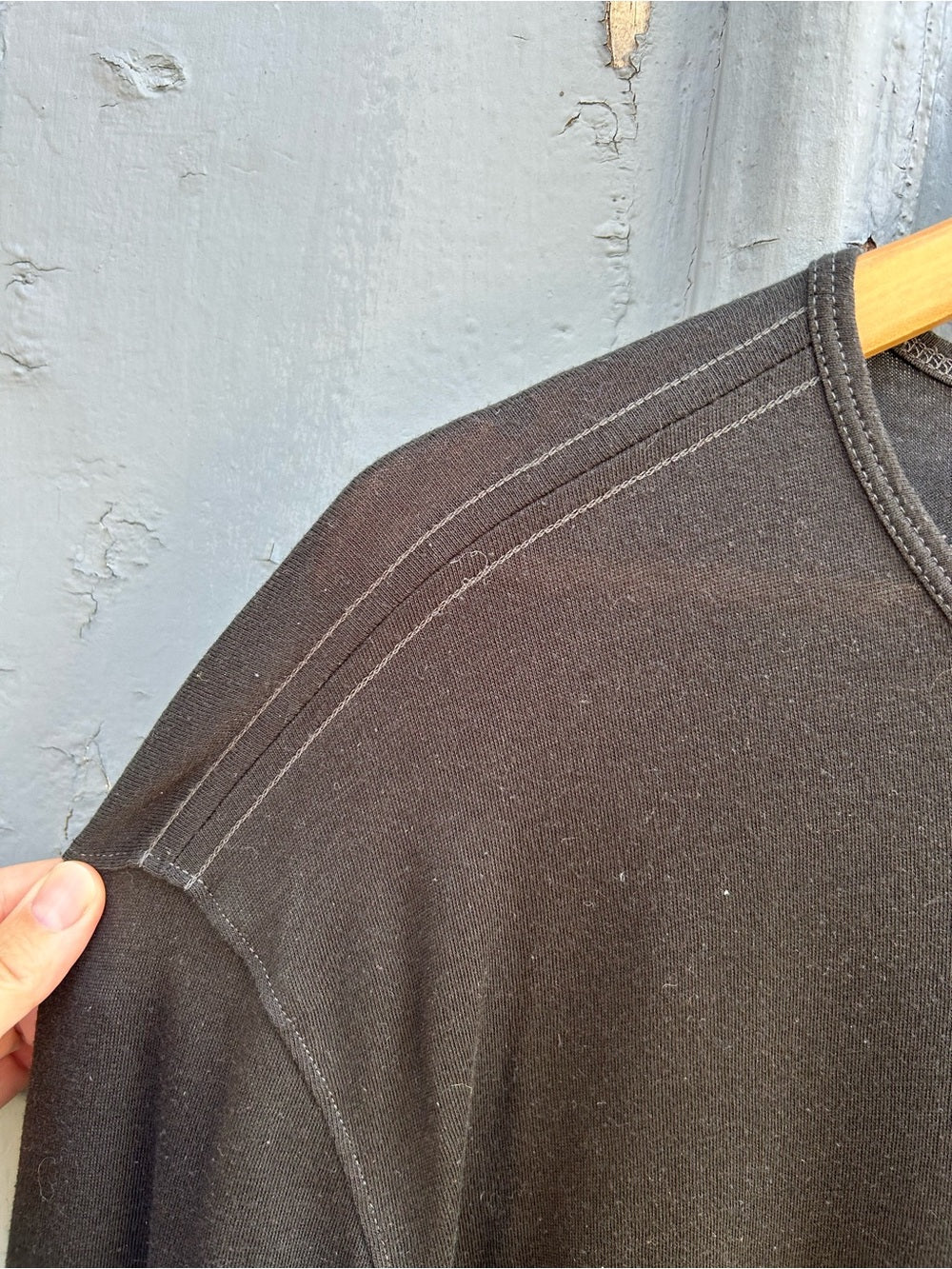 John Varvatos black long sleeve tee, size XXL