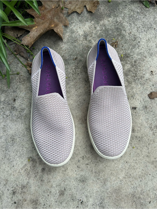 Rothy’s The Original Slip On Sneaker Lilac, Size 7