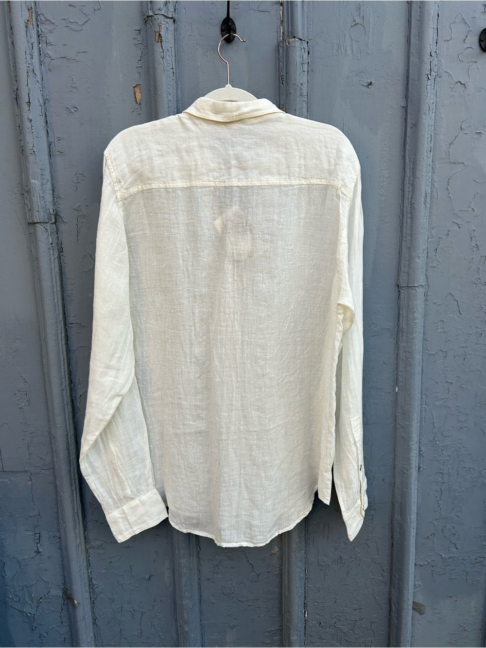 La Bottega di Brunella Camica Franco Button Down Blouse, BNWT, size L