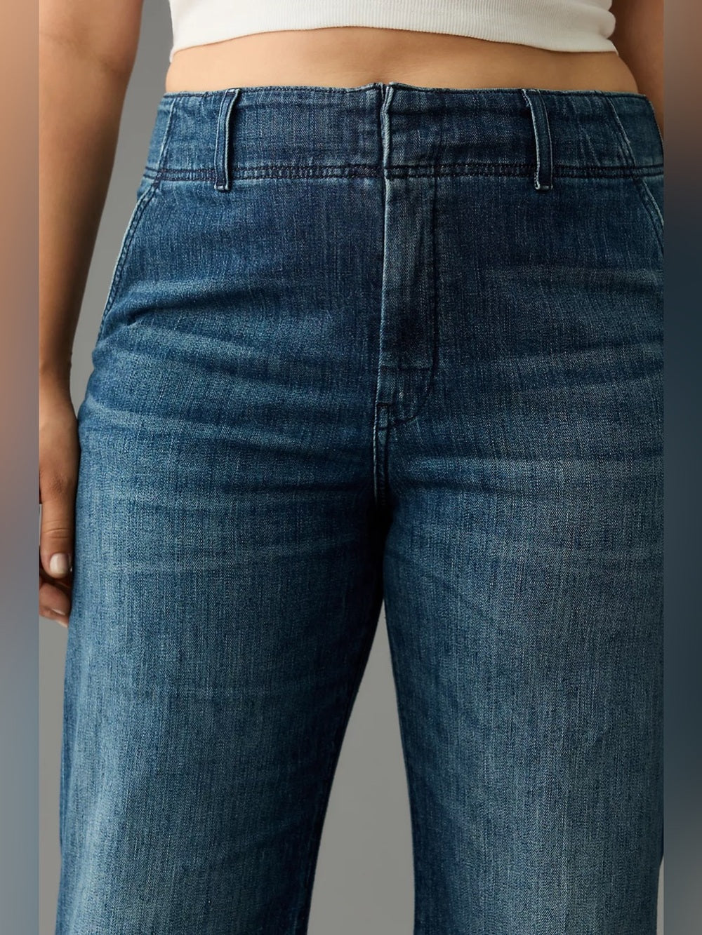 Pilcro Relaxed Mid-Rise Jeans, size 16
