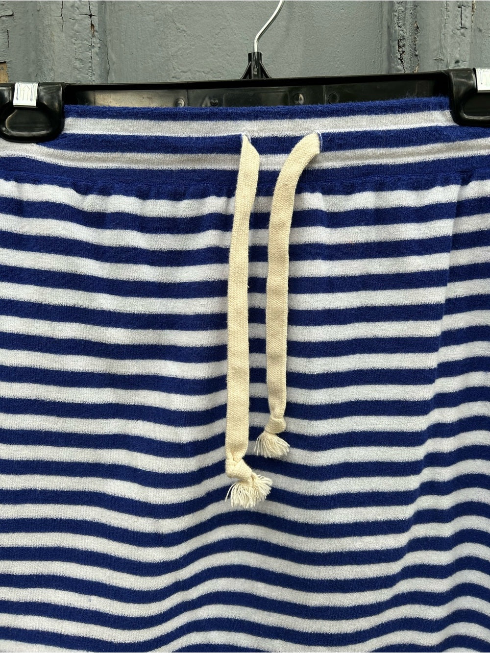 J Crew Weekend blue white terry skirt, Large