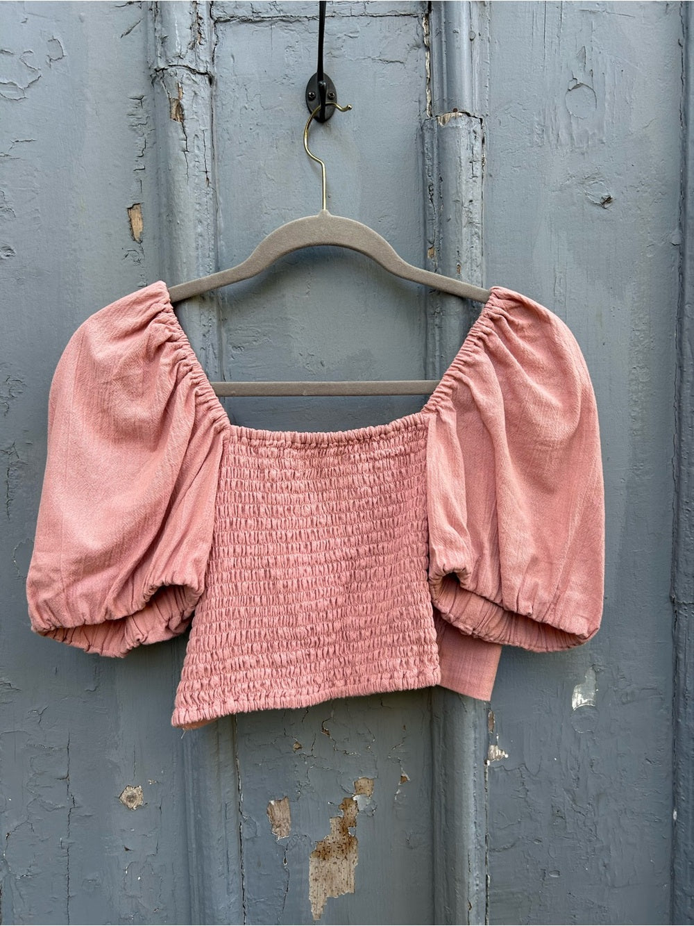 Baliln Kiana Linen Crop Top, size XXL