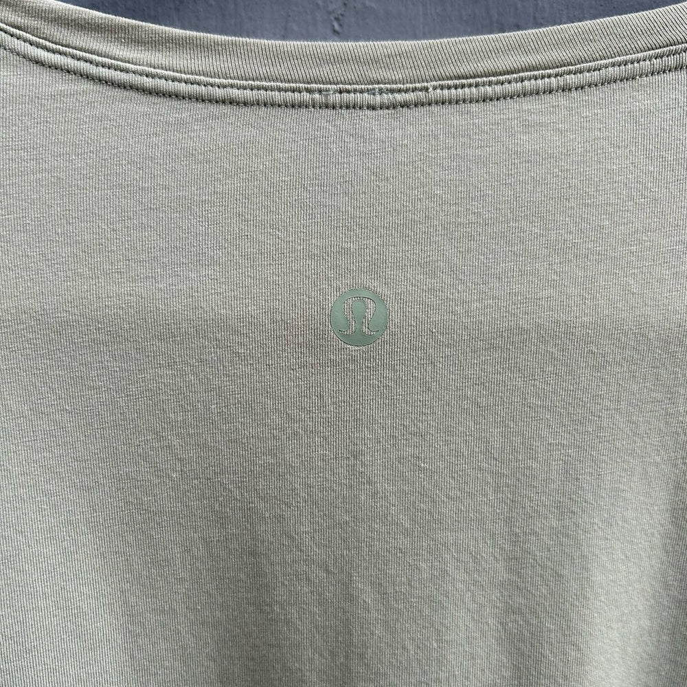 Lululemon Sage green Long Sleeve tee, size 10