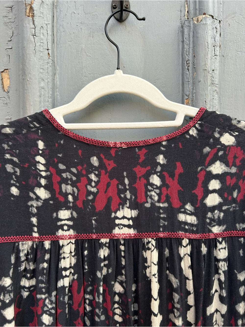 Ba&sh Red, White, Black Ilda Mini shift, size “1” (small)
