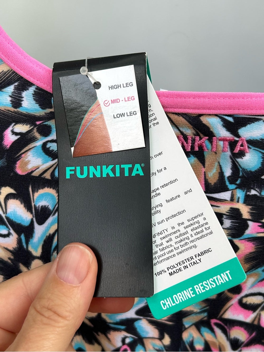 Funkita Women’s Copper Cluster Diamond Secure One Piece Swimsuit, BNWT, size 30L