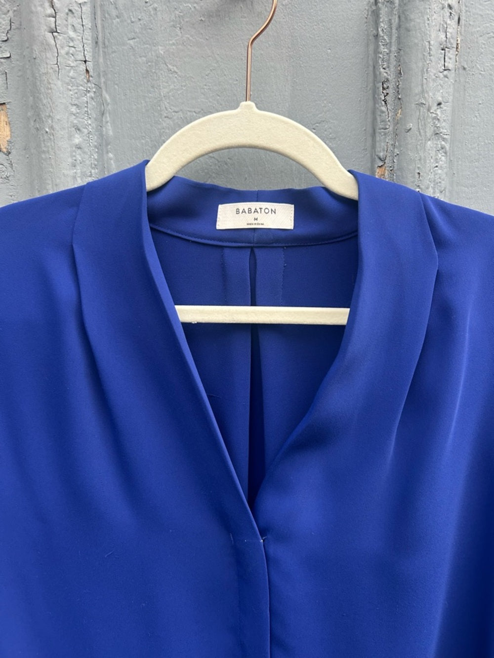Aritzia Babaton Royal Blue Power blouse, Medium