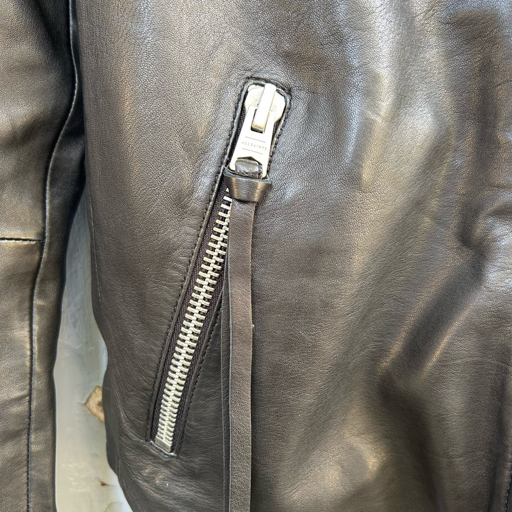 All Saints Dalby Biker Jacket, size 2