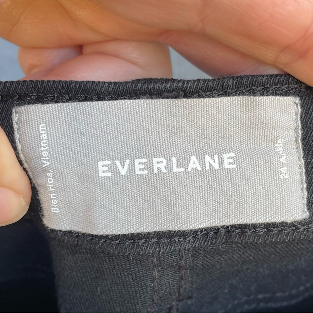 Everlane Black Skinny Ankle Jeans, size  24