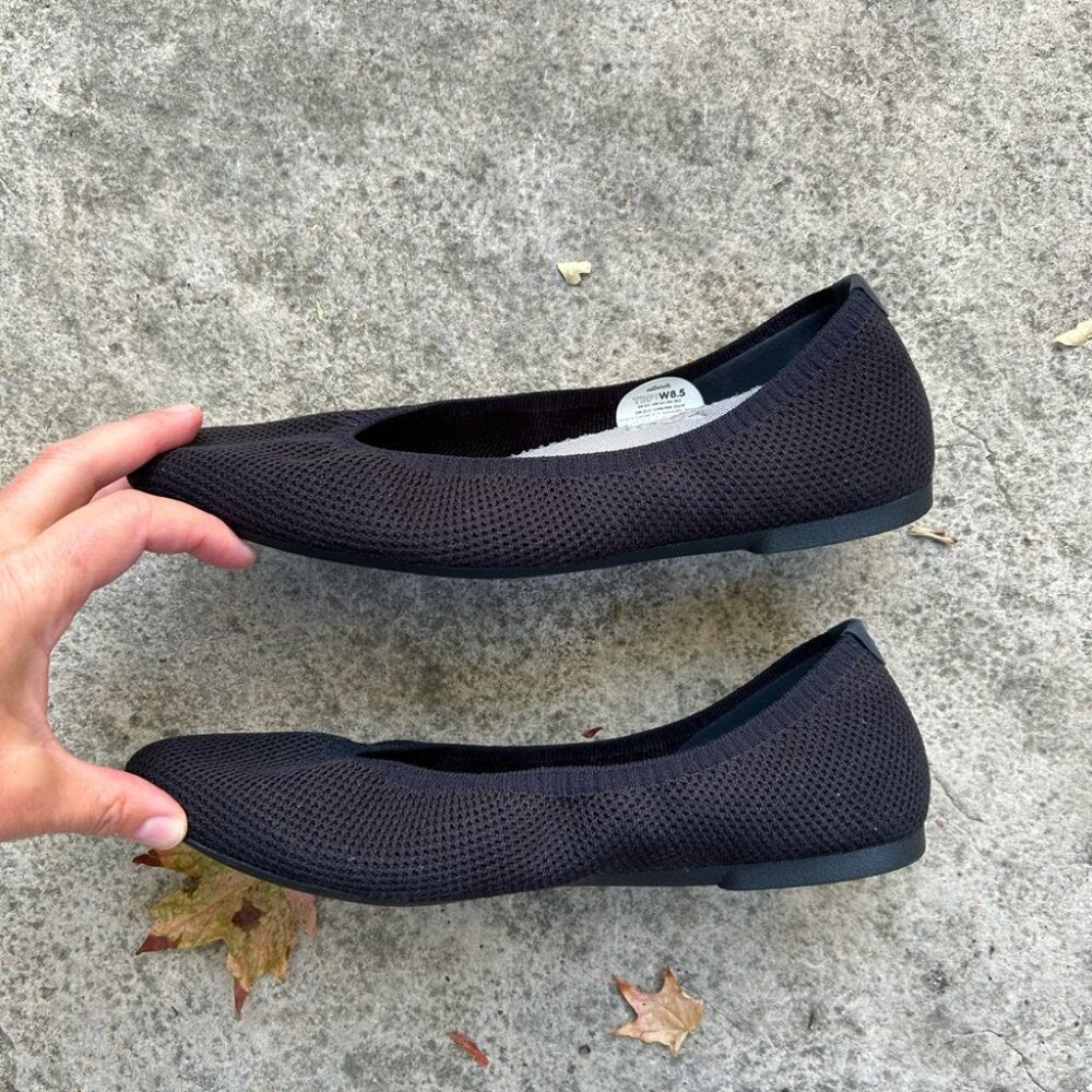 Allbirds Black Tree Breezers Ballet flats, size 8.5