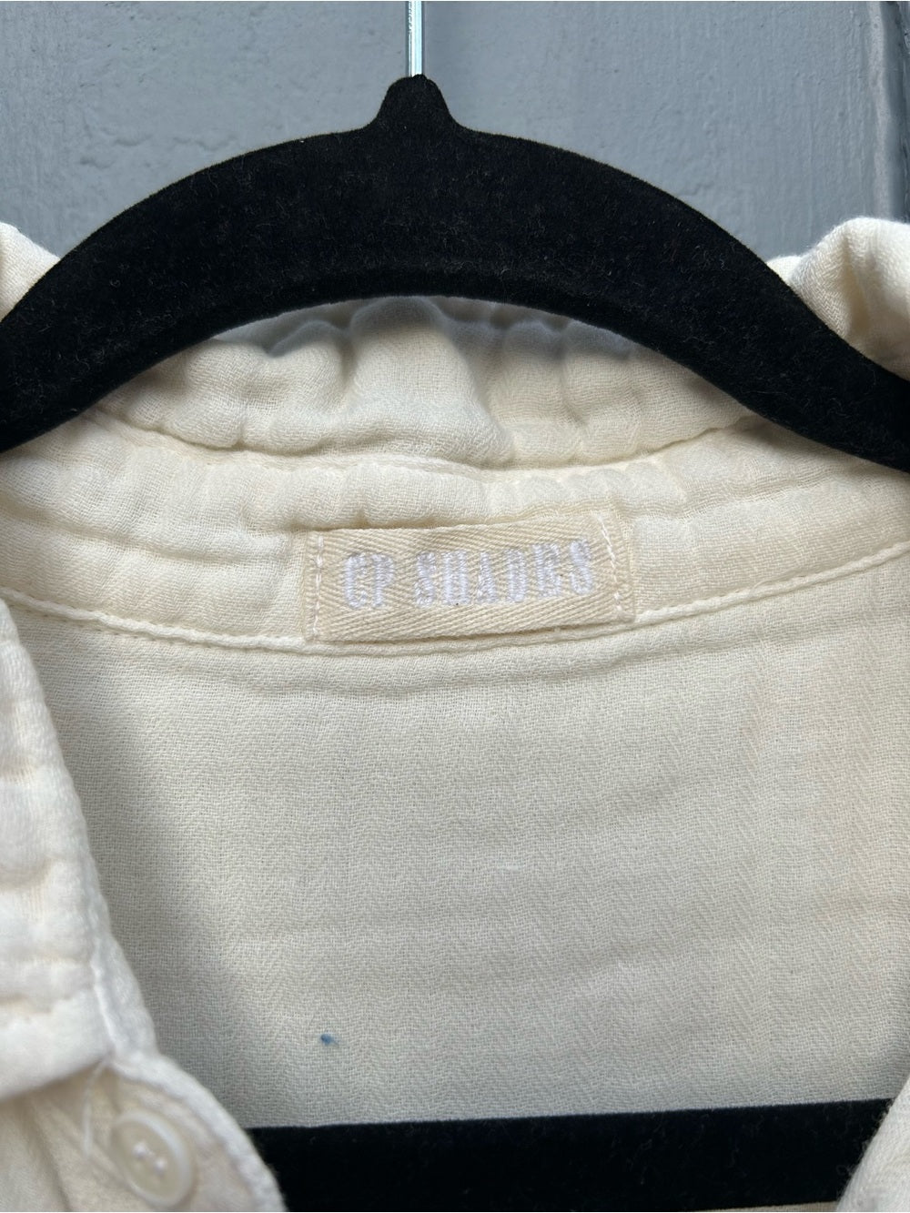 CPShades Joss Cotton button down, BNWT, size L