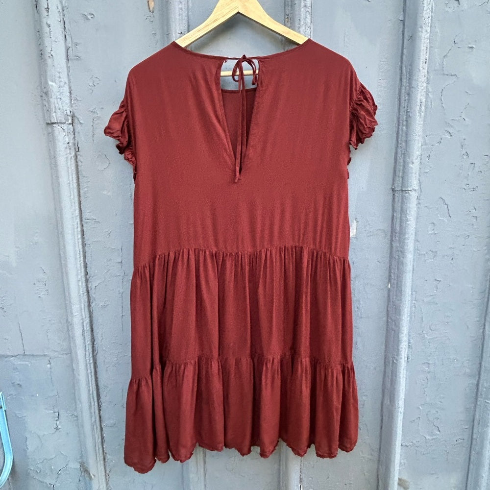 Wilfred Burgundy Sidonie Dress, size M