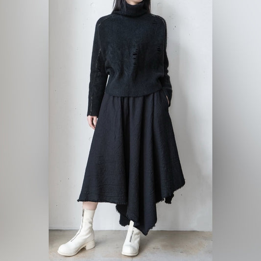 forme d’expression Black wool skirt, size 40