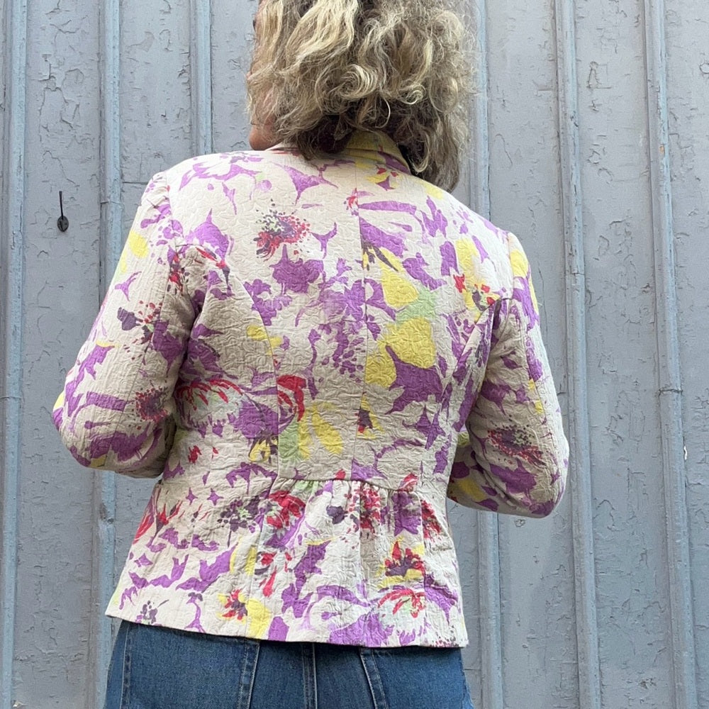 Etro Milano Floral Blazer, size 8