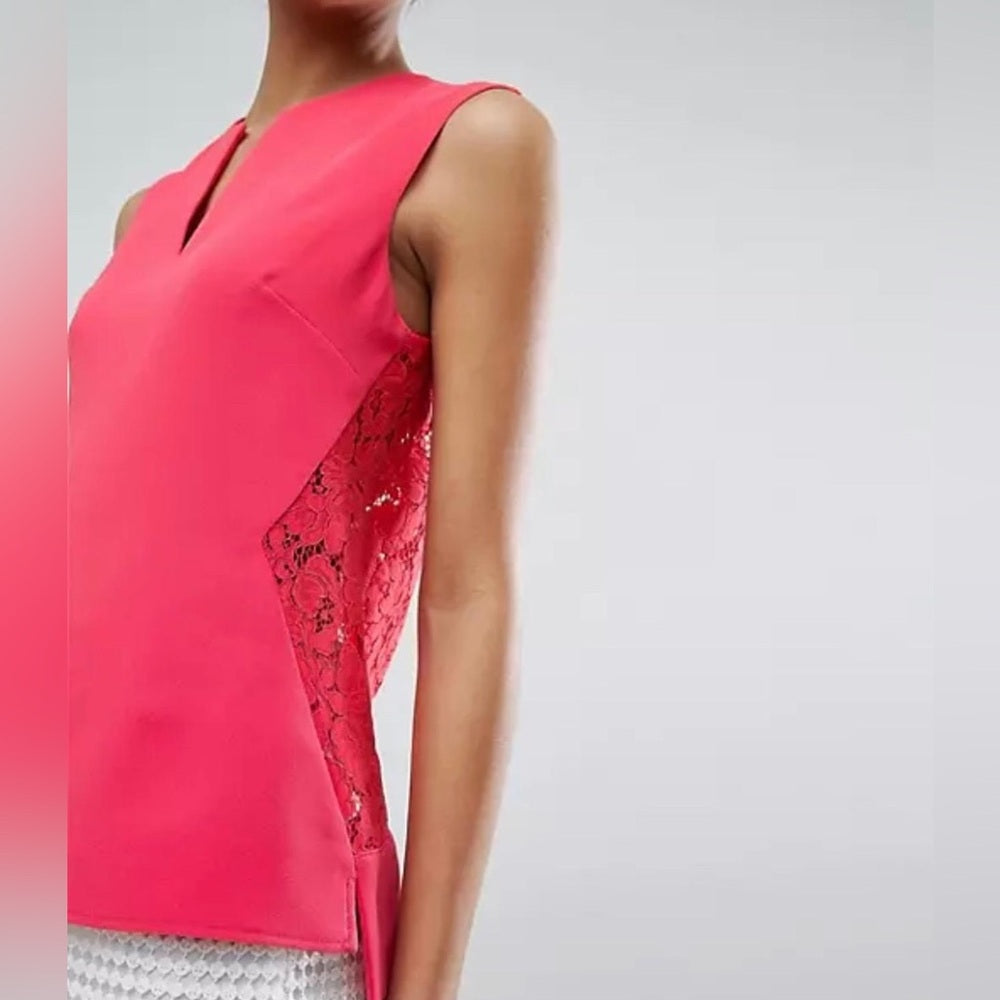 Ted Baker pink Sasica Blouse, size “1” (Small)