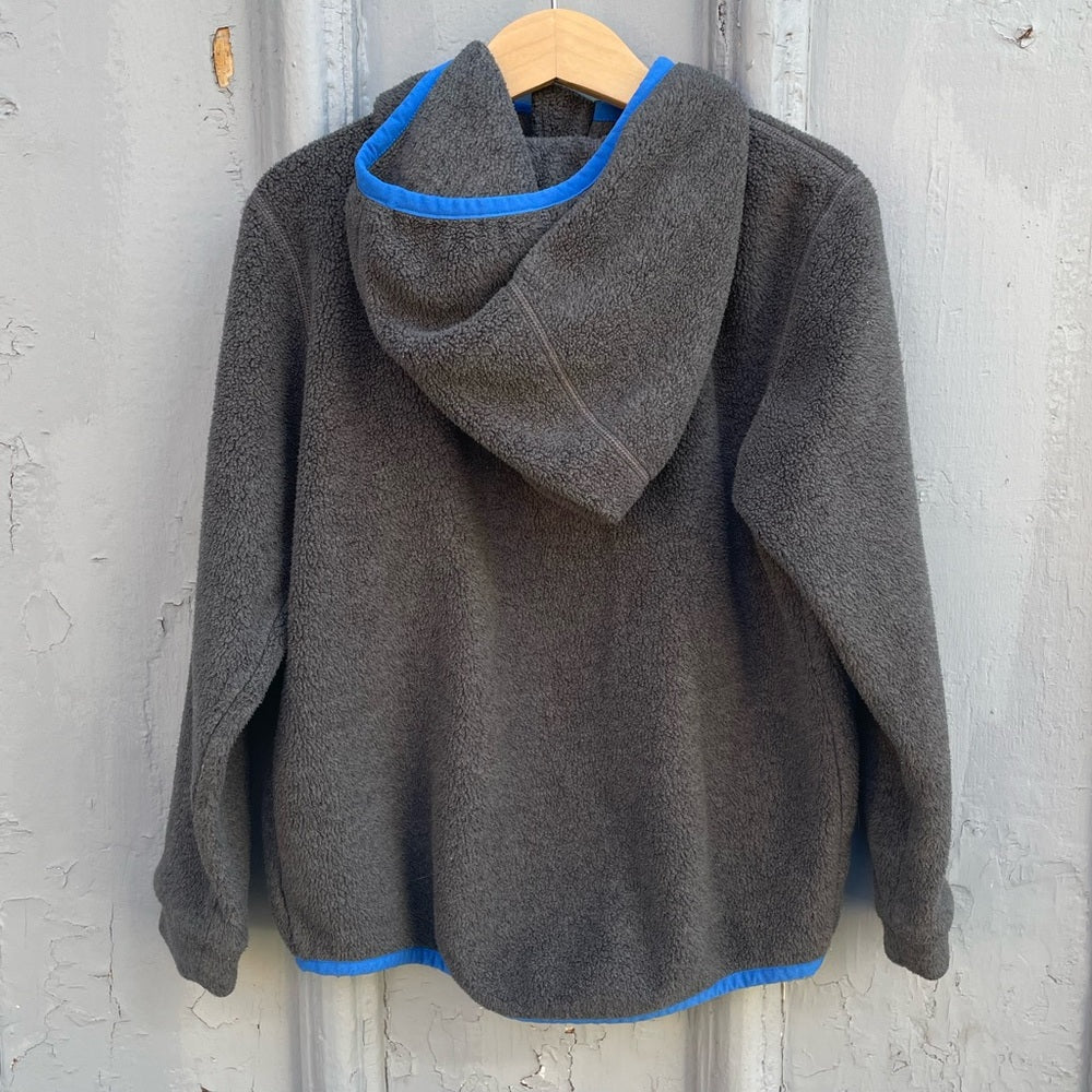 Mountain Equipment Co-op Children’s Fleece zip front sweatshirt hoodie, size 6