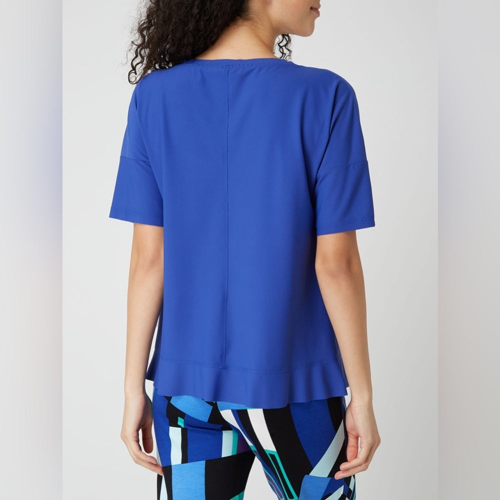 Marc Cain Ruffle Detail Tee, size N2 (US6)