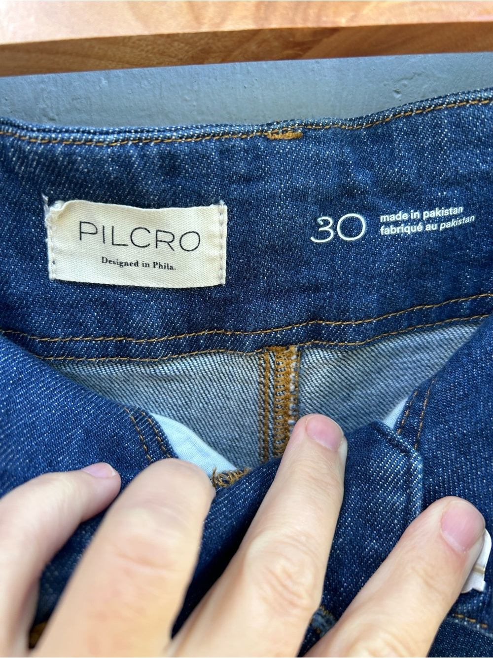 Pilcro Straight Maisy Sailor jeans, size 30