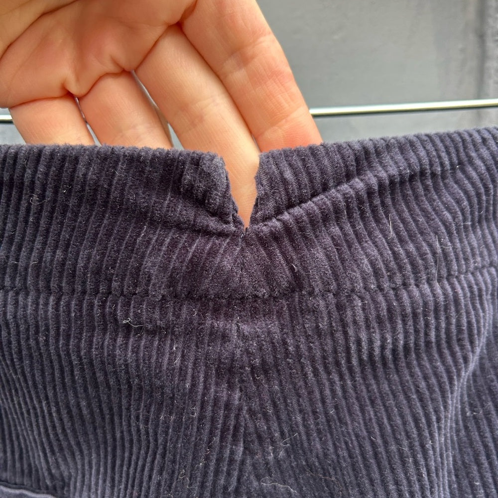 Massimo Dutti Blue Navy Cords, size 6