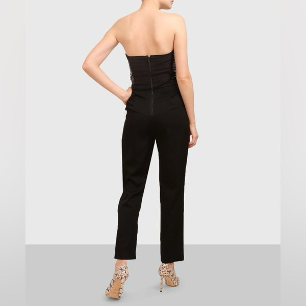 Alice + Olivia sequinned sleeveless jumpsuit, size 0