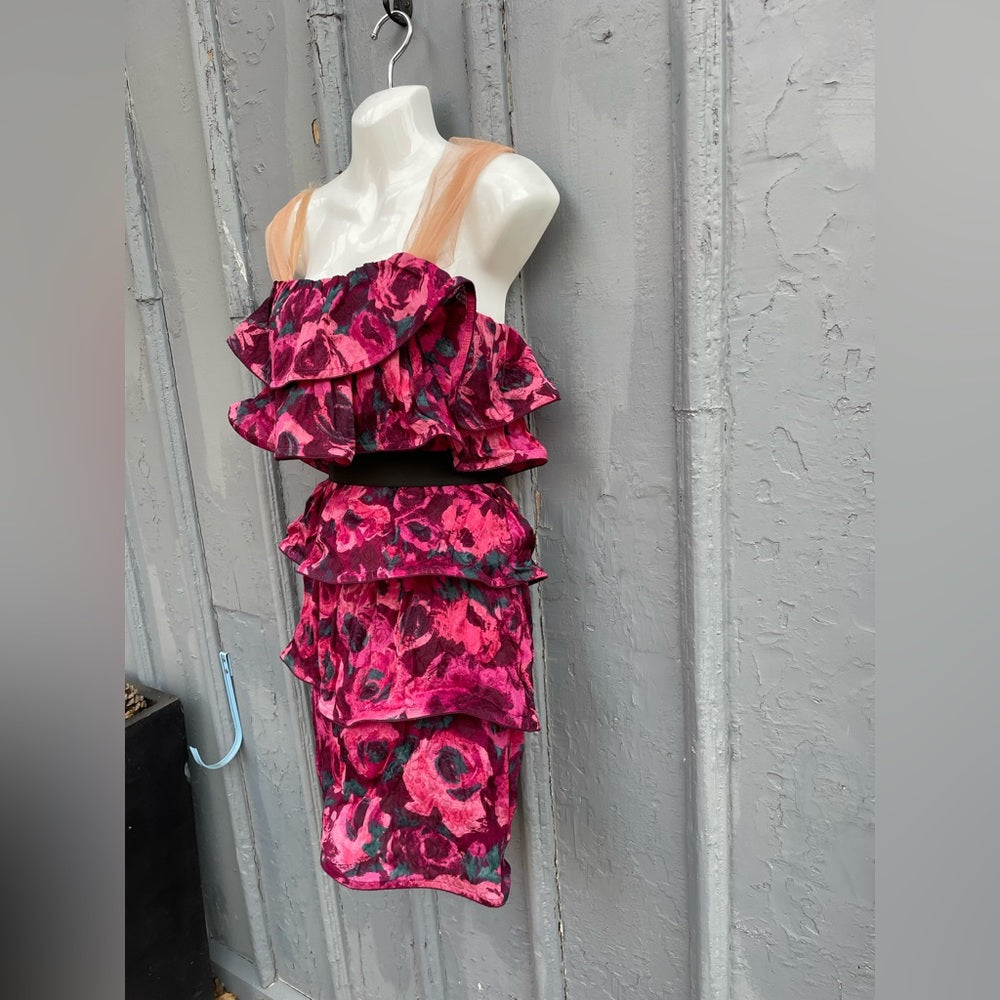Lanvin x H&M Silk Tiered Dress no 9, size 6