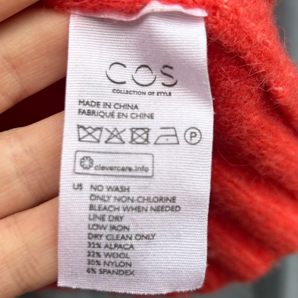 COS Alpaca wool blend crewneck, M