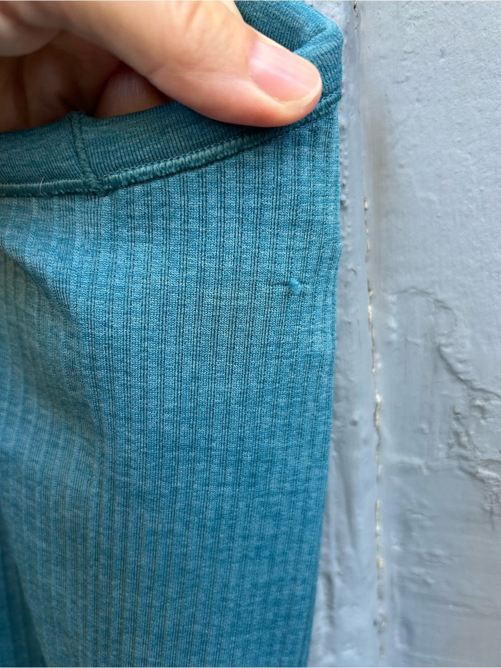 Lululemon Ebb to Street Tank Top, Teal Green, size 4