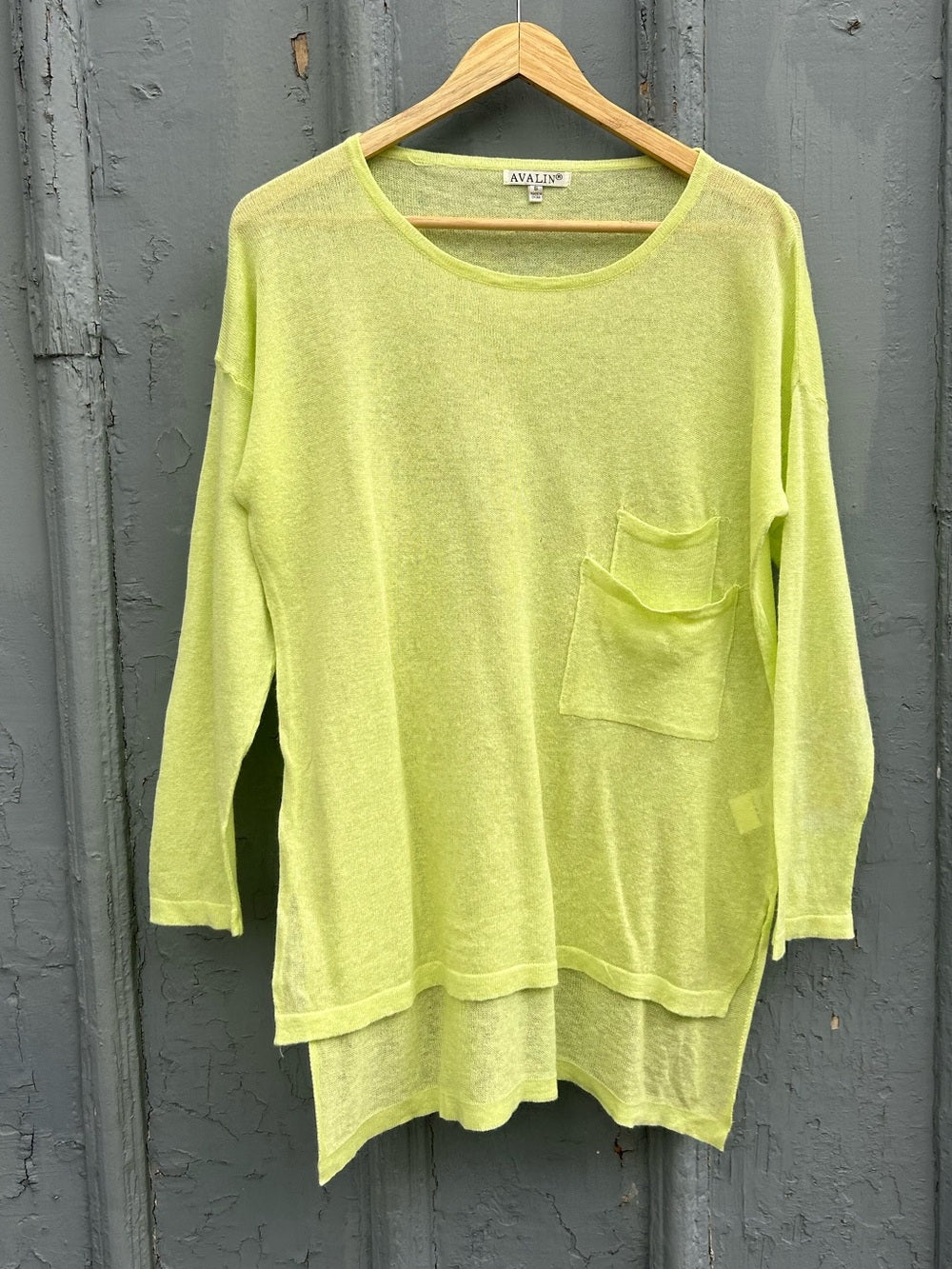 Avalin Cotton Linen Light Sweater, Small (fits oversized)