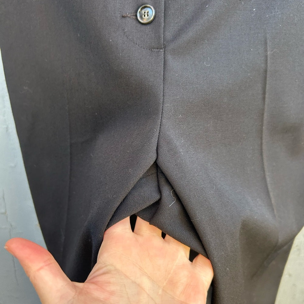 G. Label by Goop Carter Military Black button front trousers, size 8