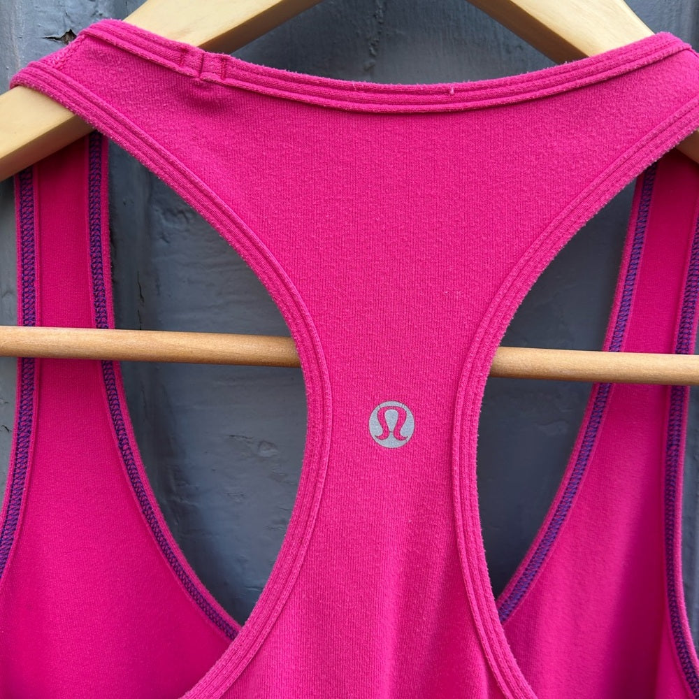 Lululemon Pink Cool Racerback tank, size 4
