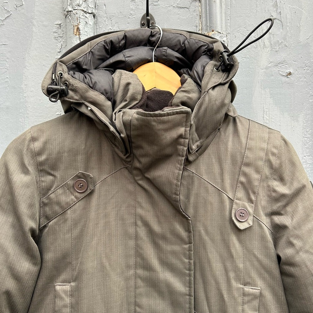 Nobis Grey Meredith Down Parka, size Small