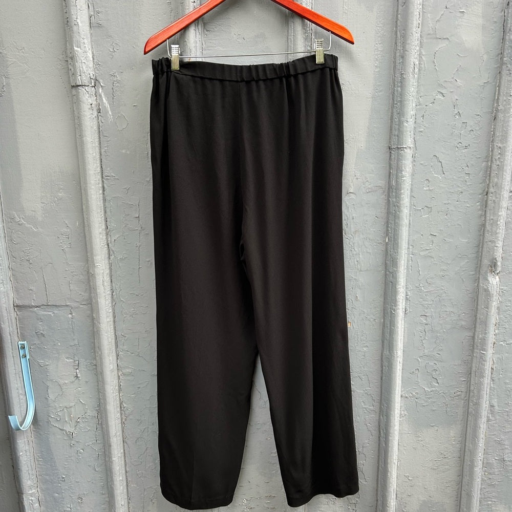 Babaton Black Crepe Serif Pant, size XL