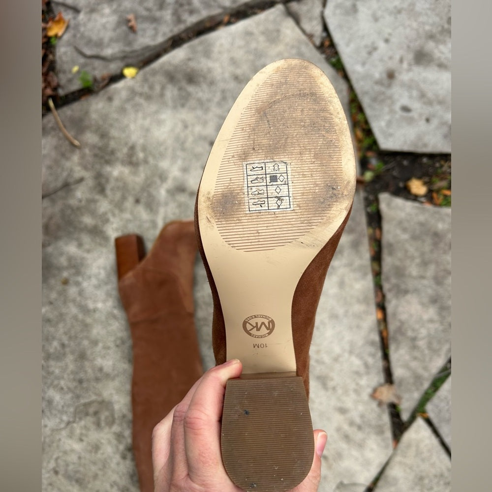 MICHAEL MICHAEL KORS Leigh Suede Boot, size 10