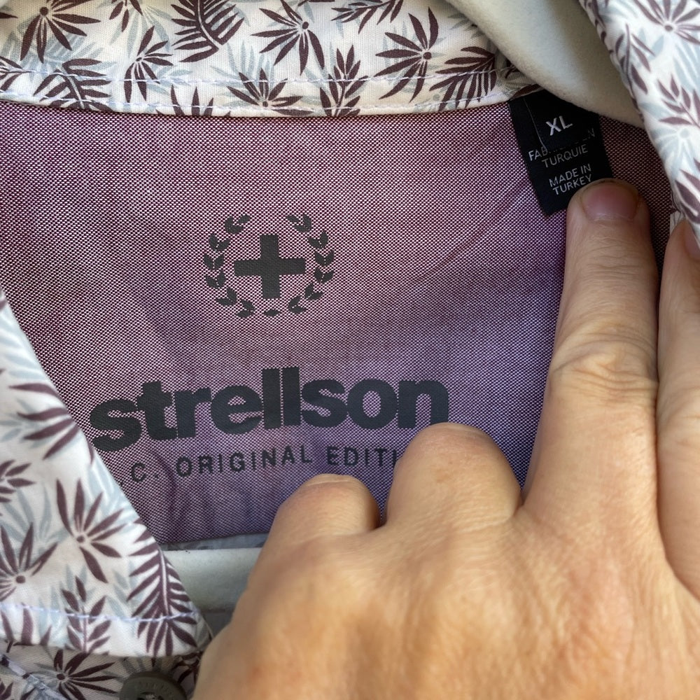 Strellson Carlo Patterned Buttondown Shirt, BNWT, size XL