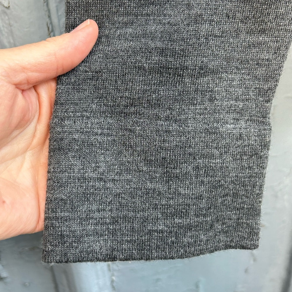 Cruciani Grey Wool Crewneck sweater, size 46 (US 8)