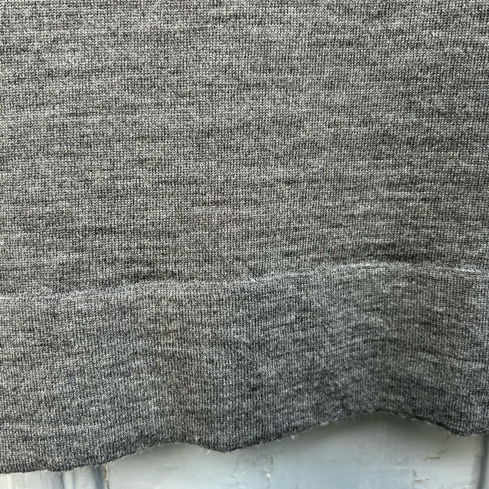 Cruciani Grey Wool Crewneck sweater, size 46 (US 8)