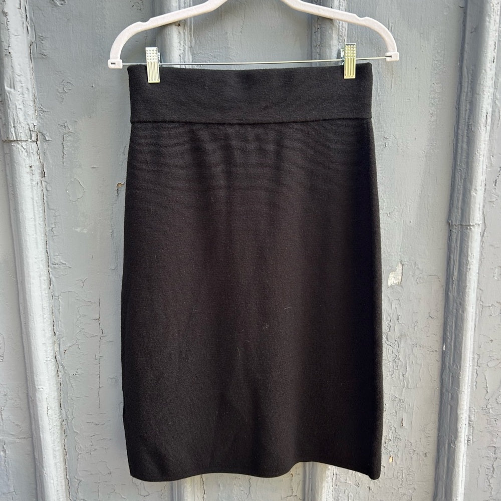 Club Monaco Black Wool Pencil Skirt, small