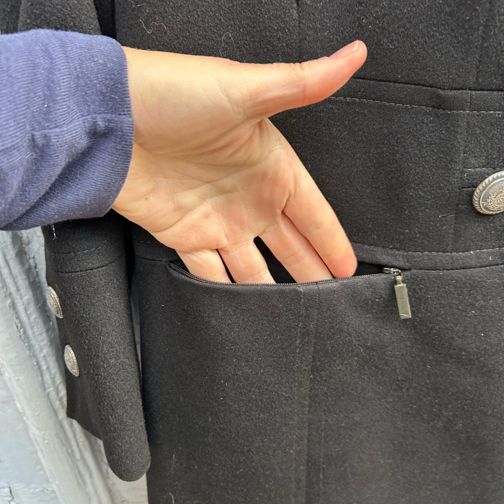 Faconnable x Loro Piana Military Pea Coat, size XS