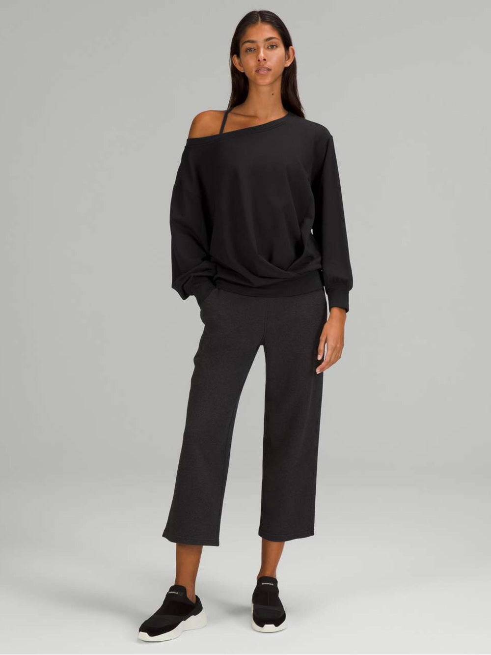 Lululemon Pleated Modal Fleece Pullover, size M