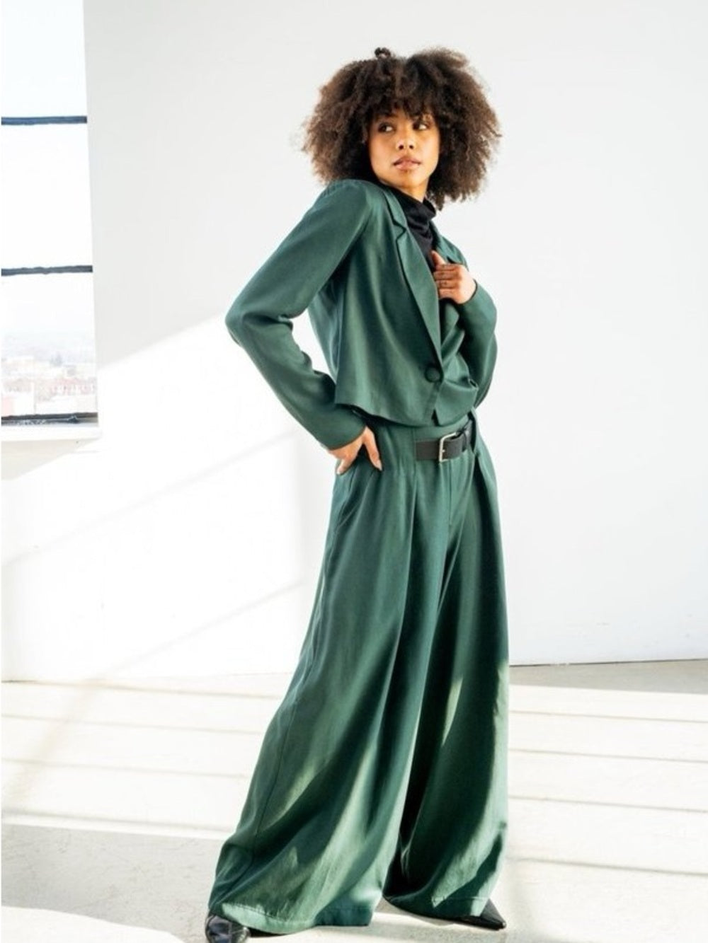 Body bag by Jude Green Nancy Wideleg Pants, size M
