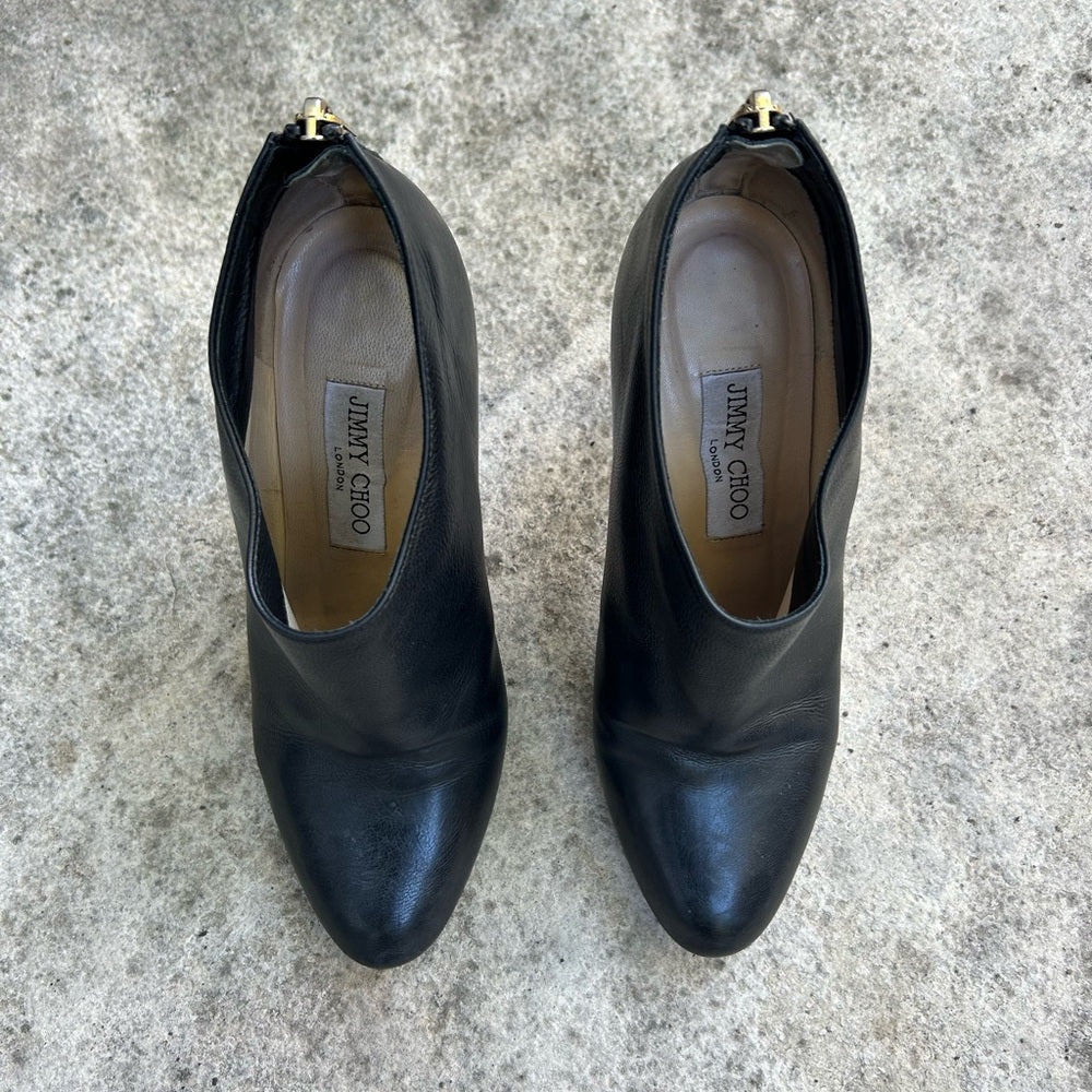 Jimmy Choo Mendez Heeled Bootie, size 37.5