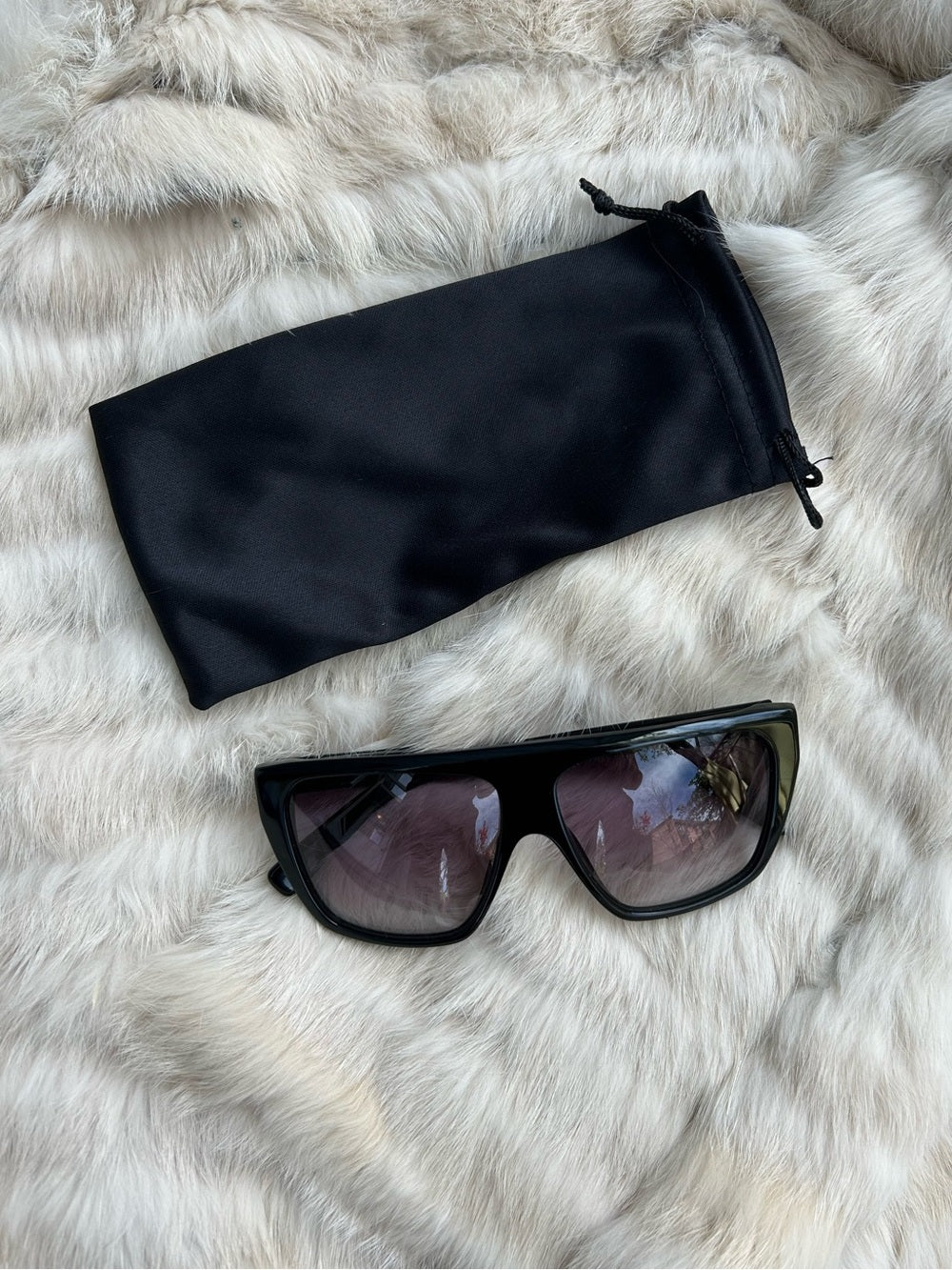 Max Mara Black Retro 80’s Sunglasses, OS