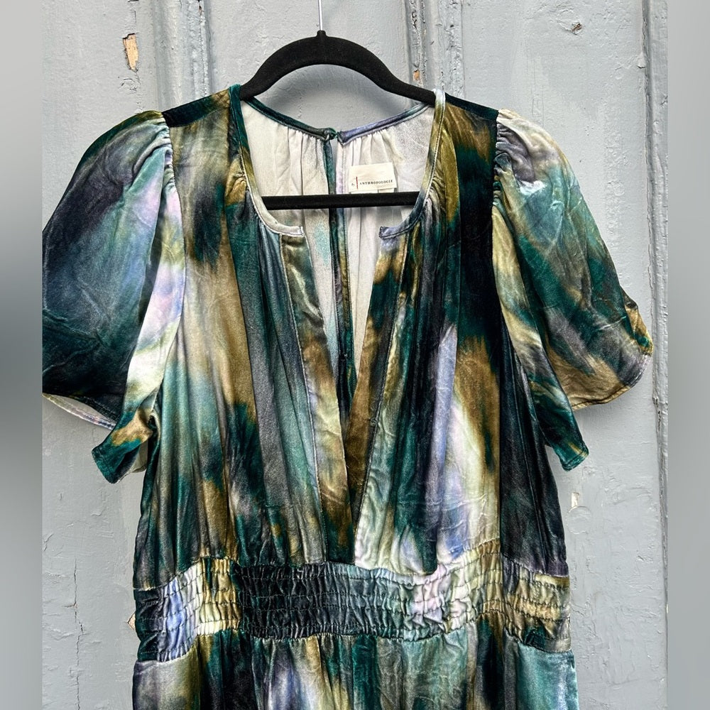 By Anthropologie The Somerset Jumpsuit: Velvet Edition, BNWT, size XL