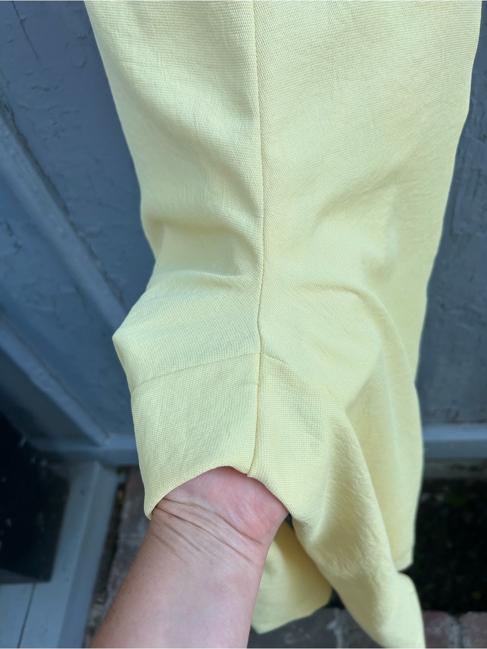 Wilfred Yellow Tie Back Ecoulement Jumpsuit, size S