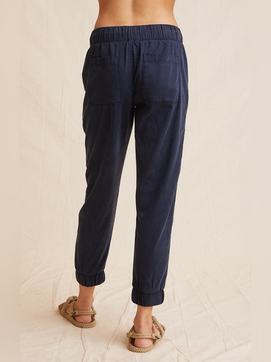 Bella Dahl Navy Cargo Pants, Small
