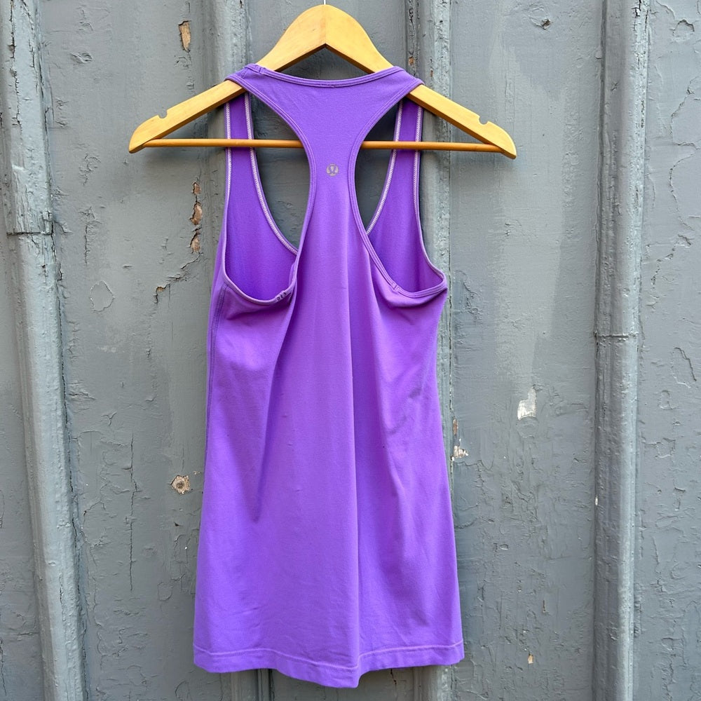 Lululemon Purple Cool Racerback Tank, Size 4