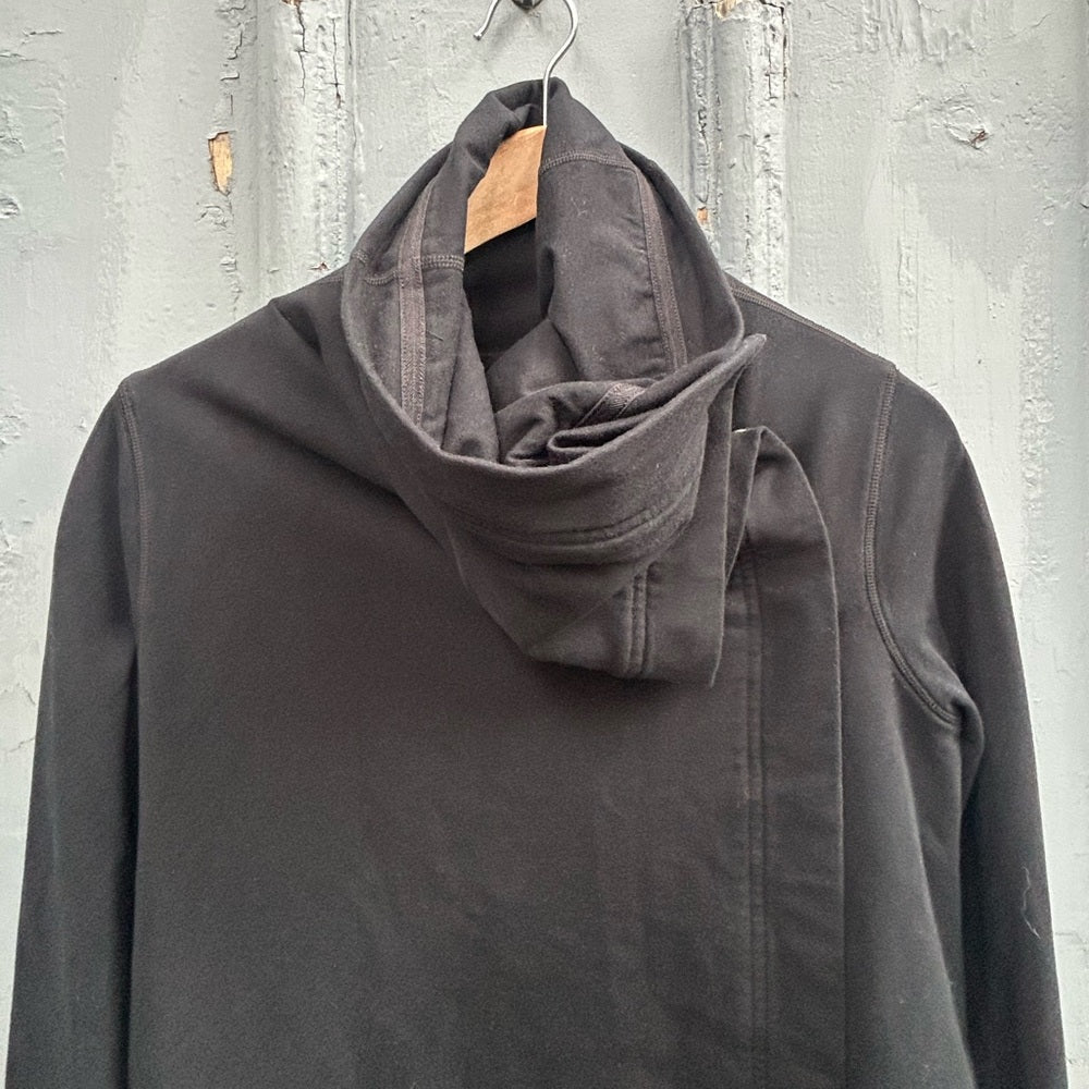 Lululemon black Savasana Wrap Sweater, size 6