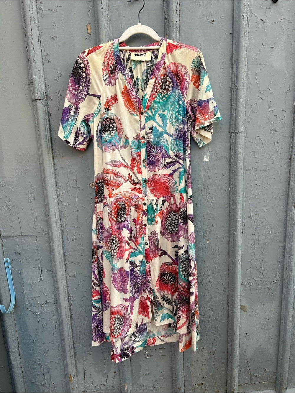 Anthropologie Tugboat Azores Midi Dress, size M