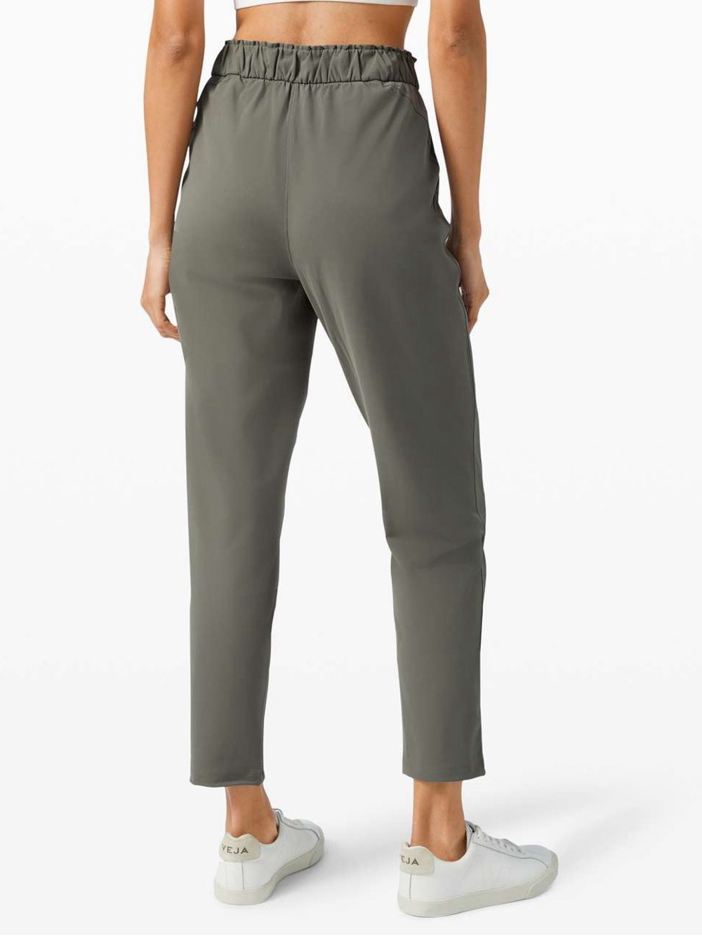 Lululemon Green Keep Moving Pants, size 8